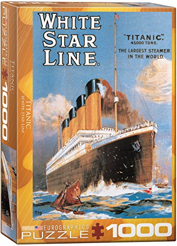 EuroGraphics Titanic White Star Line 1000 Piece Puzzle