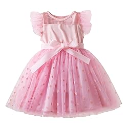 TTYAOVO Baby Polka Dot Princess Summer Casual Girl