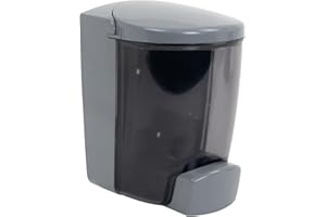 PolyJohn PSD1-1001: Wall-Mounted Liquid Hand Soap & Sanitizer Dispenser - Made in USA, Leakproof, Easy Install, UV Fade Resistant, Durable, Accepts Any Generic soap or Alcohol Based sanitizer