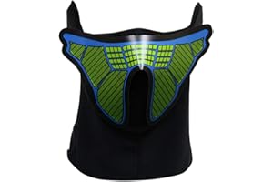 Tricandide Unisex Sound Activated LED Light Up Mask Halloween DJ Music Party Night Riding Mask M019