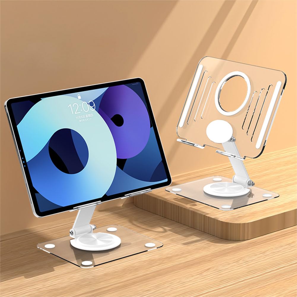 OGMAPLE Tablet Stand, 360° Rotatable iPad Stand