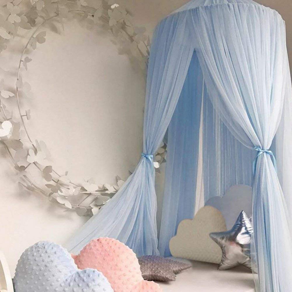 Tentes Jeux Rideau Suspendu Pour Bebe Ciel De Lit Rond Dome Lit Bebe Tissu 100 Polyester Baldaquin Romantique Moustiquaire Enfant Pour Lire Decoration De Chambre Ciels De Lit Ameublement Et Decoration Voxloud Com