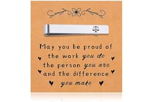 Veterinarian Policeman Christmas Gifts for Lawyer Firefighter Tie Clip for Librarian Appreciation Gift for Fireman Realtor