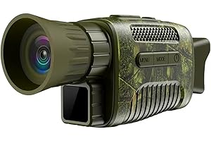 doorslay Digital Night Vision Goggles, 7 Level Digital Night Vision Monocular for Dark, with 5X Digital Zoom, 3000 mAh, Save 24MP Photos, 1080P Videos, Monocular for Adult Hunting, Camping, Traveling