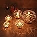 VINCIGANT Gold Crystal Bowl Candle Holders Centerpieces for Dining Room Table/Decoration Candelabra/Gift Boxed/8 Inches Diameter