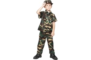 Jason Party Army Costume for Kids Soldier Costume Military Costumes for Boys