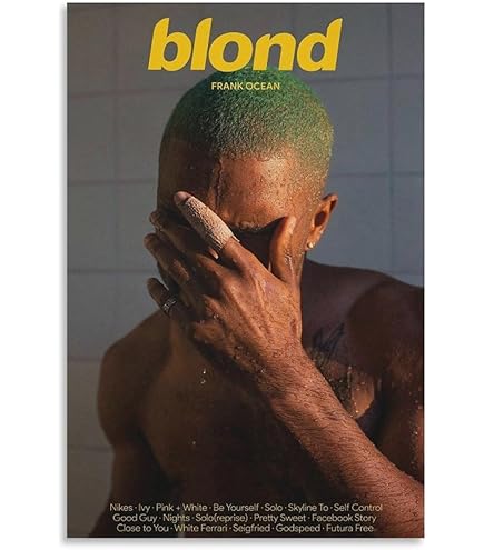 Kopoo Frank Ocean Blond Art Fabric Poster Wall Decor HD Print, 24