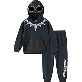 Marvel Spiderman Cosplay Costume Hulk Venom 2 Pcs Pocket Hoodie &amp;Pants 2-9Y | Avengers Captain America Iron Man Hood Outfit,Miles Morales Cloth,Matching Hoodie Pants Set,Kids Thor Apparel,Girls Tracksuit