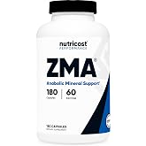 Nutricost ZMA 180 Capsules - Non-GMO and Gluten Free ZMA Supplement