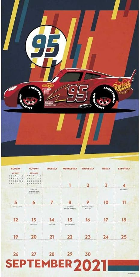 Amazon Co Jp カーズ 21年 カレンダー Lpサイズ 壁掛け Pixar Disney ディズニー Cars カーズ3 グッズ かわいい 子供部屋 アメキャラ キャラクター インテリア ポスター 文房具 オフィス用品