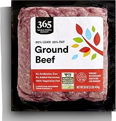 365 By Whole Foods Market, Ground Beef, 80/20, Step 1, 16 Ounce