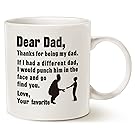 Funny Mother's Day Gifts for Mom Coffee Mug - Dear Mom, Thanks for being my mom. If I had... Love, Your favorite - Best Gag Gifts for Mom, Mother, Grandma Porcelain Cup, White 14 Oz by LaTazas