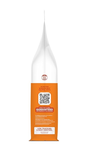 WORLD’S BEST CAT LITTER LOW TRACKING & DUST CONTROL MULTIPLE CAT UNSCENTED 15-POUNDS – NATURAL INGREDIENTS, QUICK CLUMPING, FLUSHABLE & MADE IN USA – LONG-LASTING ODOR CONTROL & EASY SCOOPING