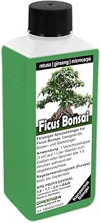 GREEN24 Ficus Ginseng retusa microcarpa Bonsai Dünger, Chinesische Feige, flüssig düngen