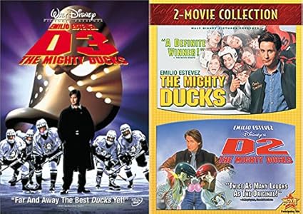 Amazon Com Disney Hockey Series 1 2 3 The Mighty Ducks Movie Trilogy Team Bundle Action Family Fun Triple Feature Collection Movies Tv