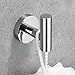 Polished Chrome Towel Coat Hooks SUS304 Stainless Steel Bathroom Clothes Garage Hotel Cabinet Closet Sponges Robe Hook Wall Mounted Round Kitchen Heavy Duty Bath Door Hanger 2 Pack