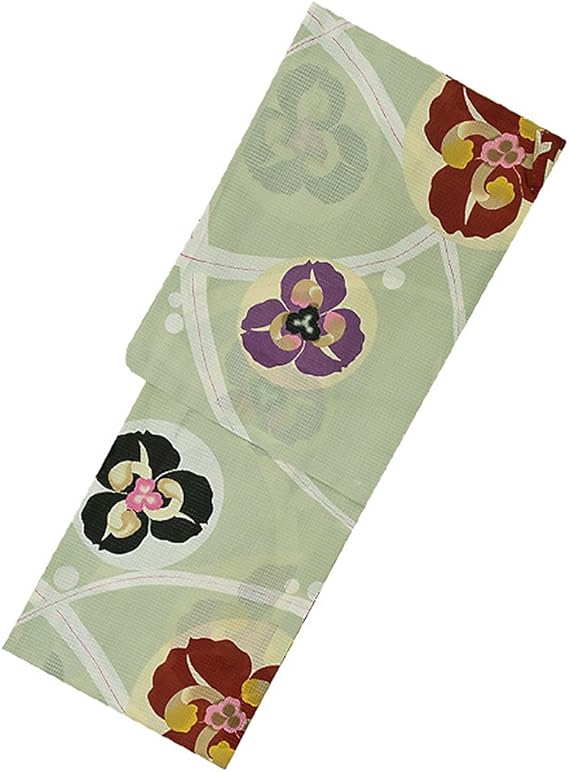 Amazon Co Jp Craft 艸堂 Unsodo Yukata Set Celadon 鼠色 Dewy Grass And Orchid Yamamoto Snow Katsura Women Yukata Set Cotton 紅梅 Women S Clothing Accessories