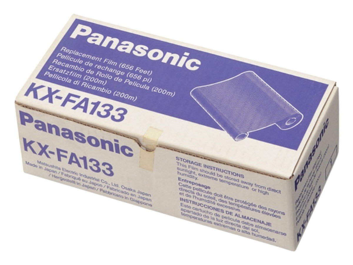 Panasonic Fax Ribbon Refill Black Ref KXFA133X