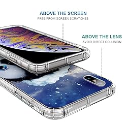 CARLOCA Compatible with iPhone Xs Case,Clear with