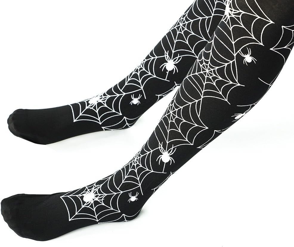 Ladies Sexy Spider Web Pantyhose Tights Halloween Witch Vamp Fancy Dress Costume See original listing