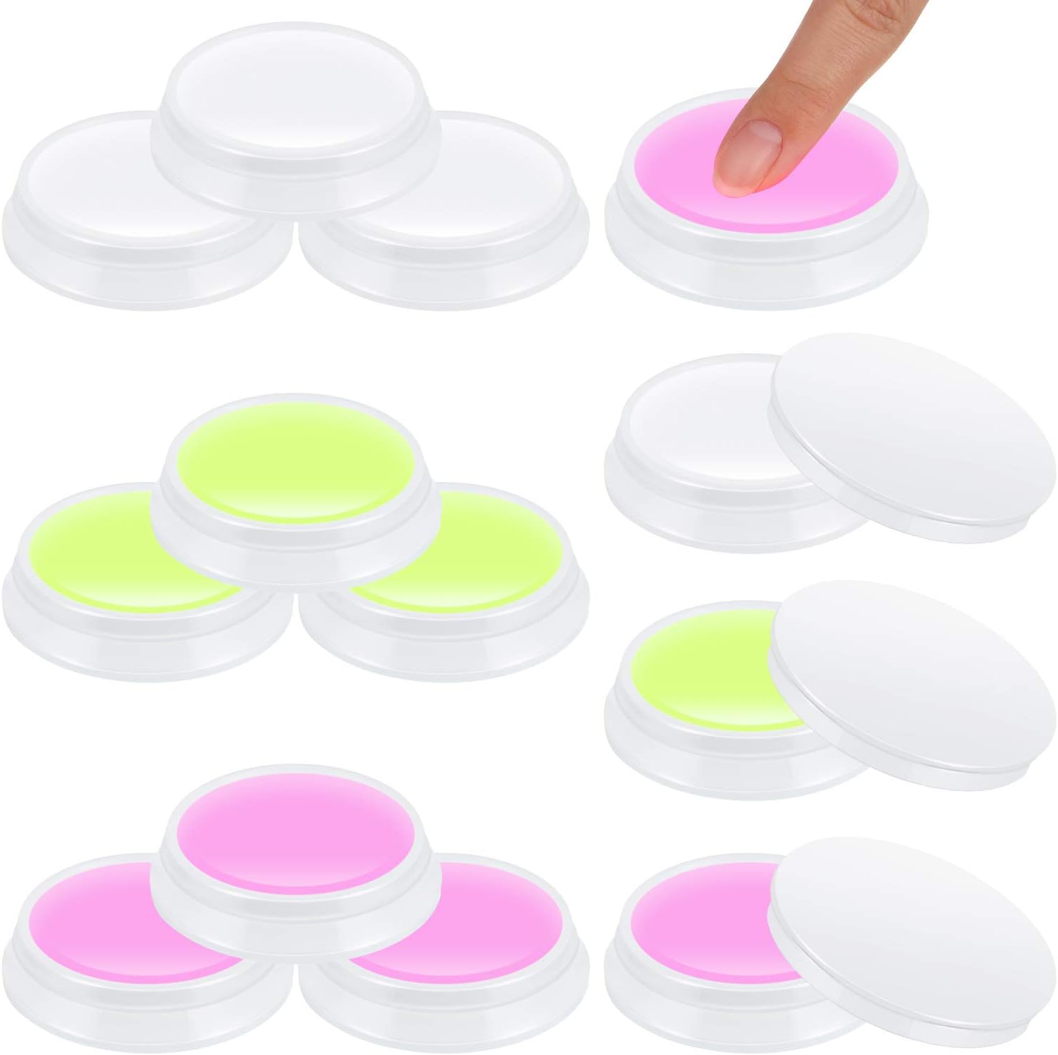 12 Pieces 10 g Fingertip Moistener Finger Moisturizer NonSlip