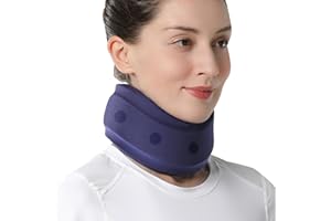 VELPEAU Neck Brace for Neck Pain and Support - Soft Cervical Collar for Sleeping, Snoozing, Sleeping Upright, Anti-Snoring, S