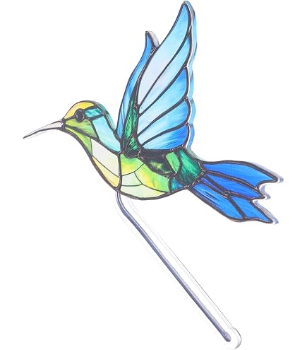 Colibri Solaire Flottant | Décoration De Jardin Extérieur | Oiseau énergie Solaire Réaliste