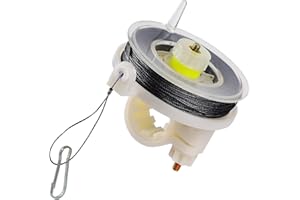 Kevlar Trip Wire on Reusable Reel By THE QUAD For Early Warning Perimeter TRIP WIRE Defense For All Trip Alarm Co Devices - 85FT Silicon Coated Multipurpose Outdoor Line On Easy Wind Reel