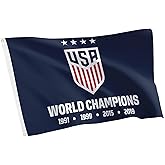 Desert Cactus US Soccer Flag USWNT United States Women's National Team 100% Polyester Indoor Outdoor 3x5 feet Officially Licensed Gear (USA Soccer - I)