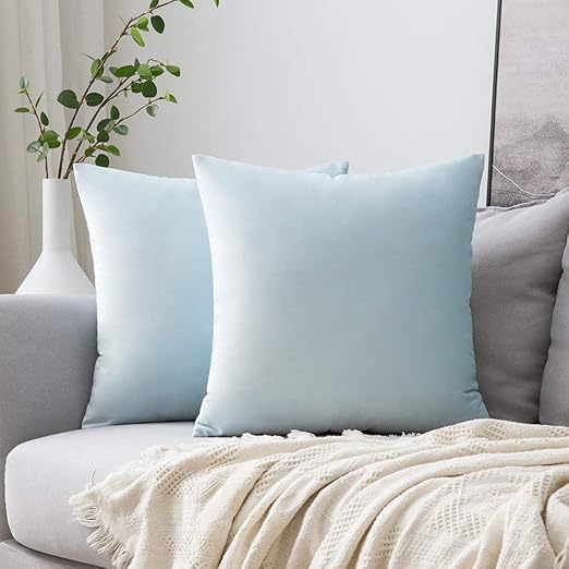 baby blue sofa