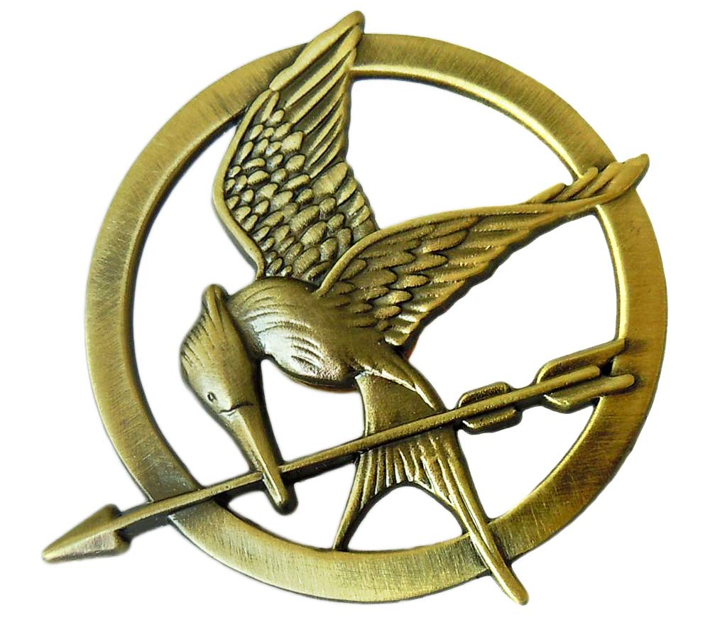 Trushop The Hunger Games Katniss Everdeen Cosplay Prop Rep Mockingjay Pin Brooch Badge