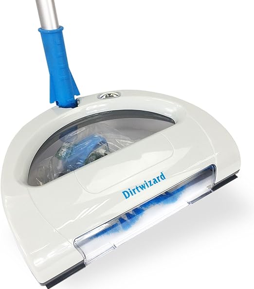 Dirt Wizard Super Lightweight Rechargeable Cordless Sweeper Sweep