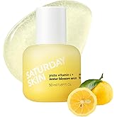 Saturday Skin Yuzu Vitamin C Serum for Face – Brightening Serum Hyaluronic Acid, Peptides & Niacinamide, Vitamin C Glass Skin Peptide Serum, Korean Beauty Vitamin C Serum, Korean Skin Care (50 ml)