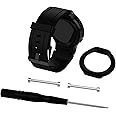 ZSZCXD Band for Garmin Forerunner 225 Watch, Silicone Wristband Replacement Watch Band for Garmin Forerunner 225