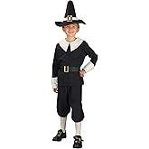 Rubies Pilgrim Boy Costume for Kids, Boy's Medium