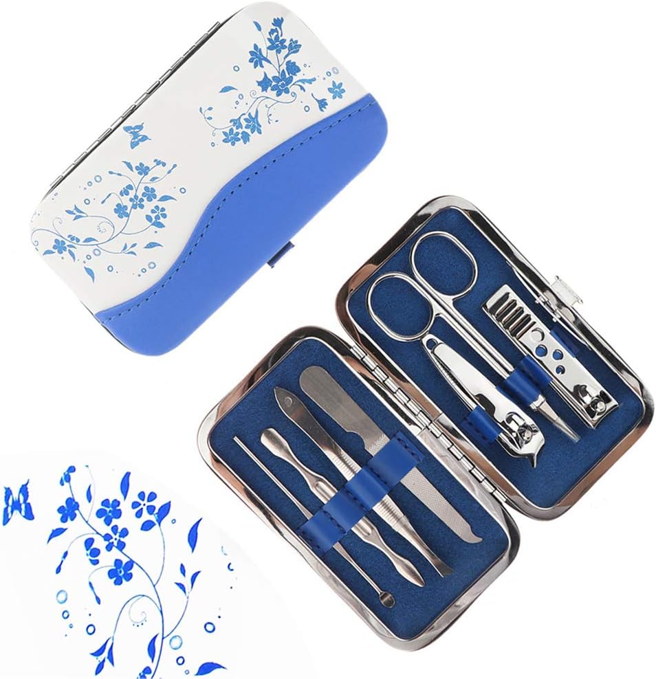 Manicure Set, 16 Pcs Pedicure Kit Manicure Tools Set Pedicure Tools Manicure Tools Stainless Steel Professional Nail Clipper for Men Women (Rose Gold)