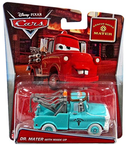 Disney/Pixar Cars Mater's Tall Tales Dr. Mater with Mask Up (Rescue Squad Mater) Die-Cast Vehicle