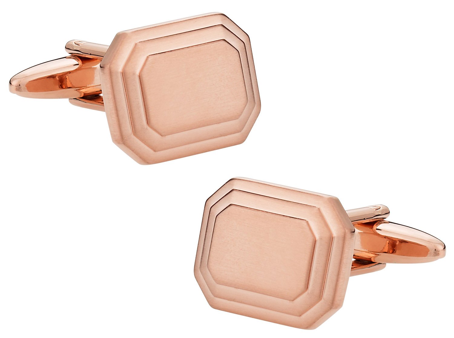 Cuff-Daddy Engravable Rose-Gold Tone Cufflinks with Presentation Box