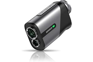 EENOUR Golf Rangefinder Mini with Slope and Pin Lock Vibration, 875Y 6.5X Magnification, Pocket Rechargeable Laser Range Finder Continuous Scan for Golf & Hunting