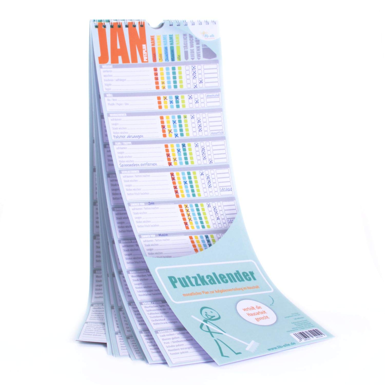 Calendario de limpieza – Plan mensual para reparar tareas en el ...