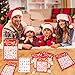 Christmas Bingo Game Holiday Bingo Game for 2-24 Players Chrismtas Party Supplies
