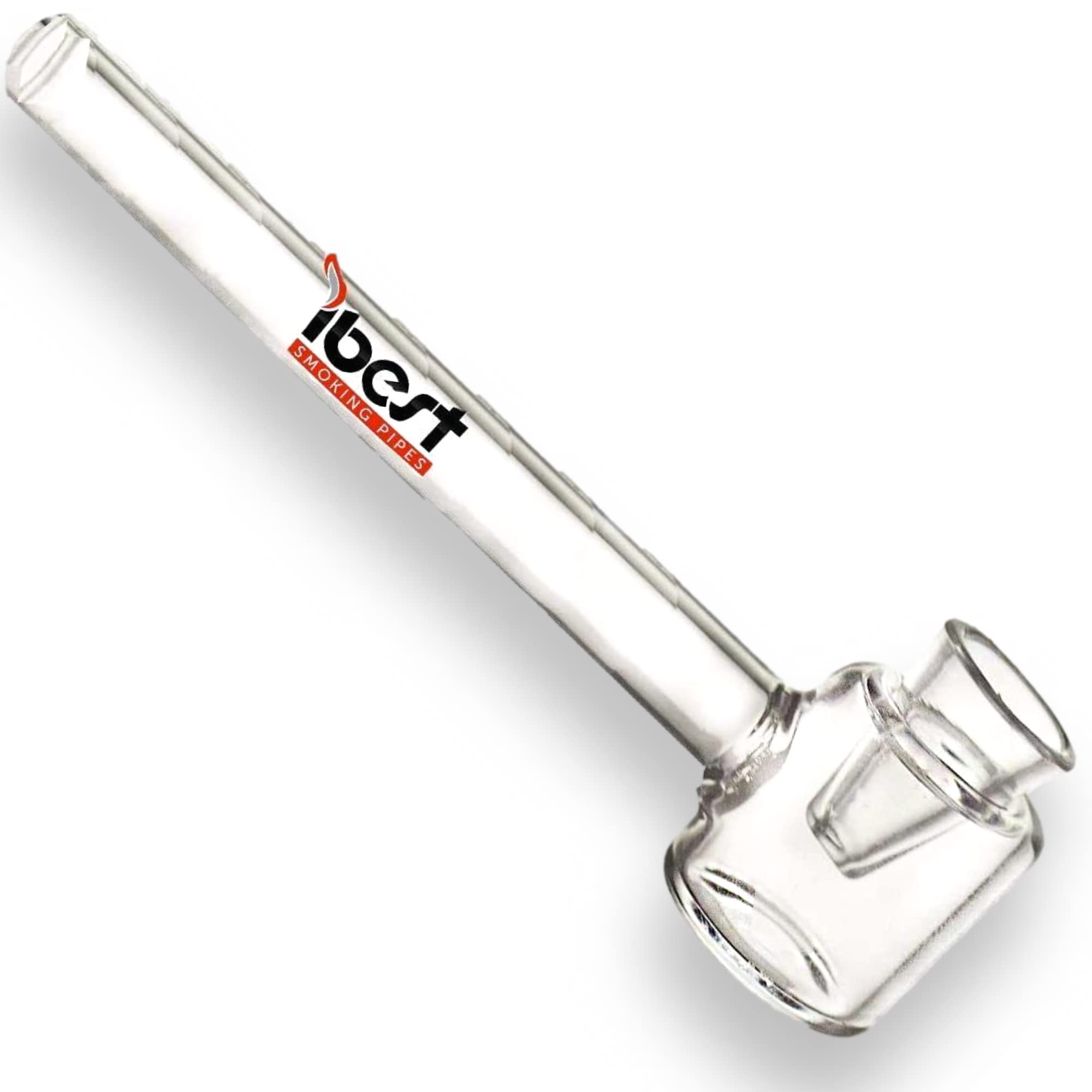 12cm Handmade Small Glass Oil Smoking Pipe with Cone Nicotine Free