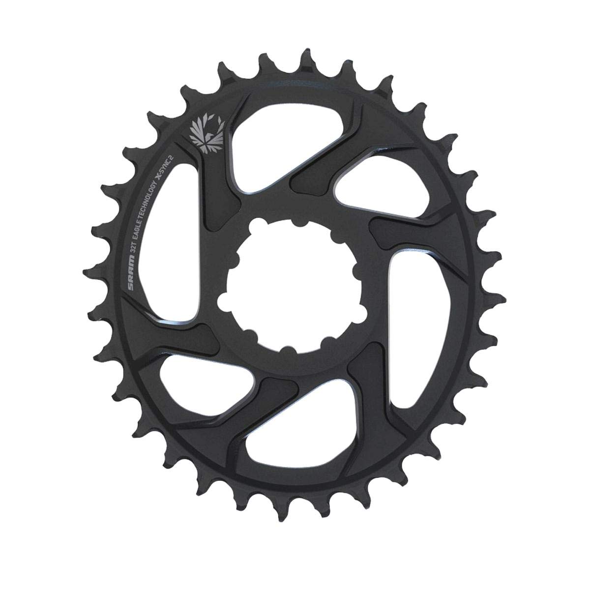 SRAMMTB SRM PLATO X-SYNC 12/11V EAGLE OVAL 32D DM 6º BLK