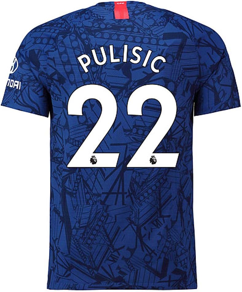 MXICAJSD Christian Pulisic 2019-2020 Chelsea NO.22 Men's Home Jersey Blue