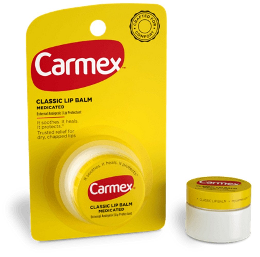 Carmex Classic Flavored Lip Balm 0.35 oz, 3 ea (Pack Of 3