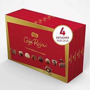 Nestl - Caja Roja - Bombones De Chocolate 400 gr - [pack de 4] - (Total 1600 grams)