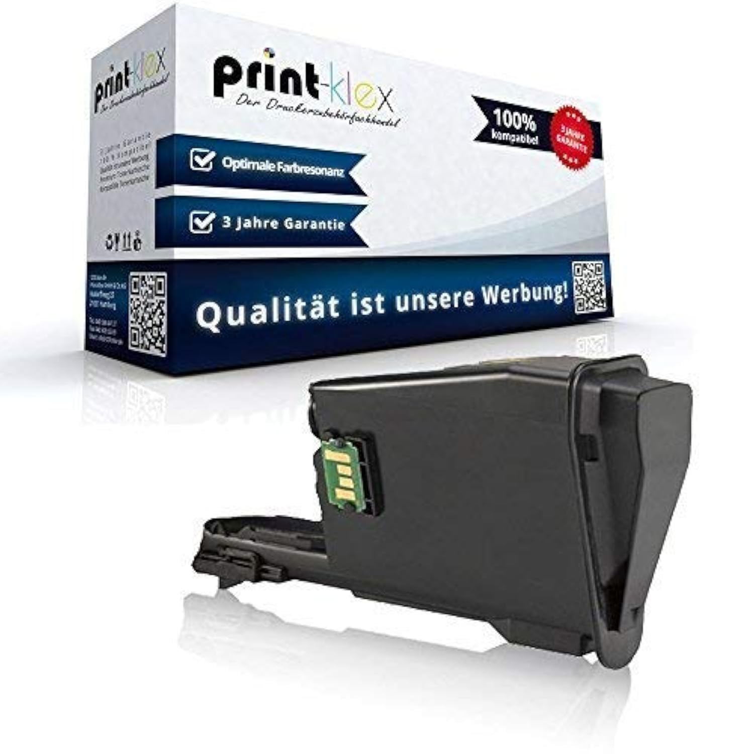 Print-Klex Compatible XXL Yield Toner Cartridge for Kyocera FS1061DN FS1325MFP FS-1061DN FS-1325MFP FS-1061-DN FS-1325-MFP 1T02M70NL0 TK-1125 TK1125 Black Black