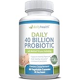 Daily Probiotic 40 Billion CFU MakTrek Bi-Pass Technology Digestion Immune Health 60 Veggie Capsules (1 Month Supply)