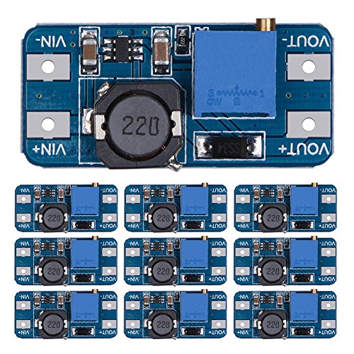 Ueb 10pcs mt3608 2a dc-dc step up power apply booster p…