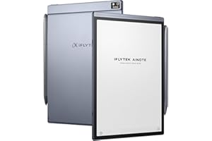 iFLYTEK AINOTE Air 2: 8.2" Writing Tablet for Adults - E Ink Paper Tablet with Stylus Pen, Voice-to-Text Transcription, Note-Taking & Reading, Portable Digital Notebook for Meetings, Learning, Grey